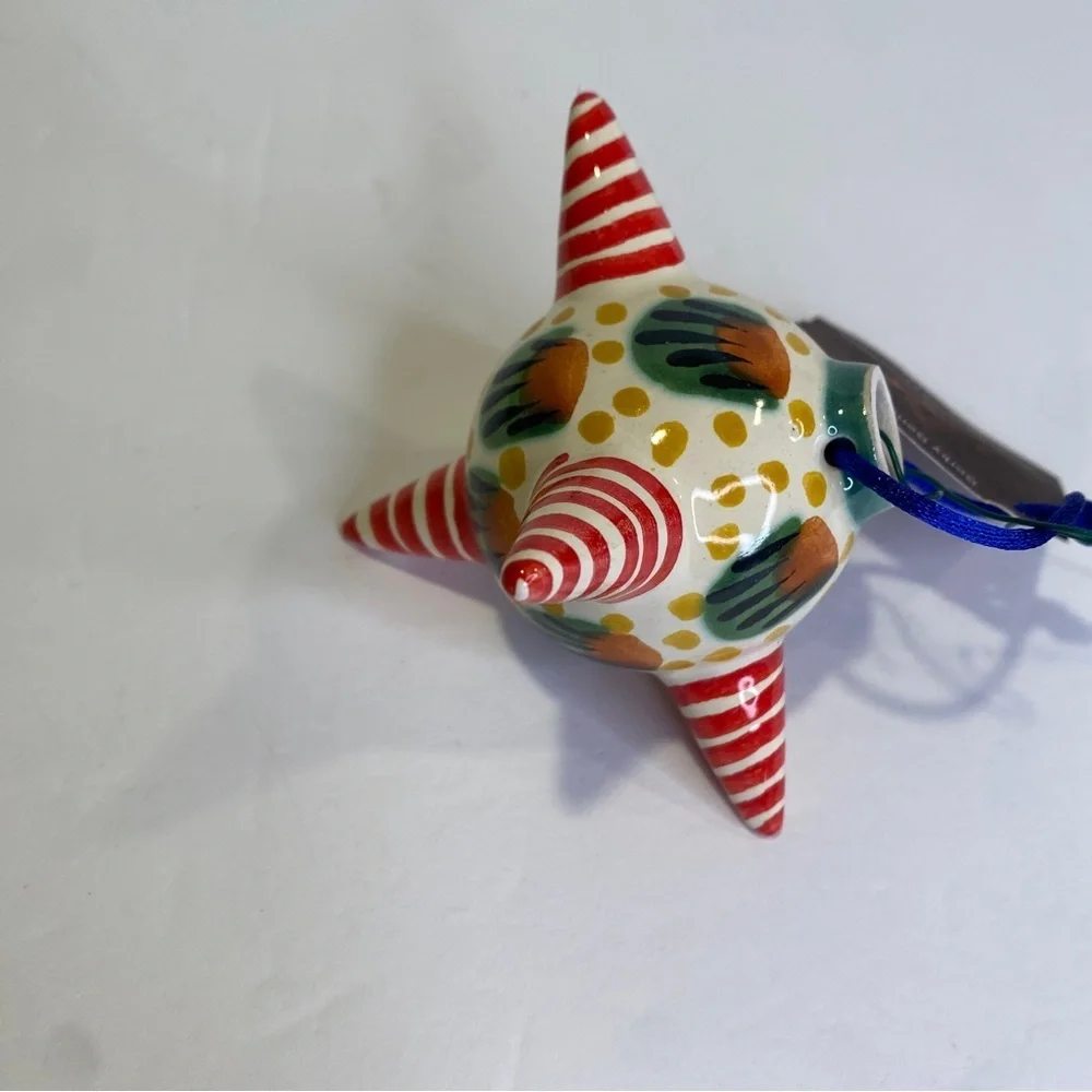 Gorky Gonzalez Mexico Pottery Handpainted Ornament NWT